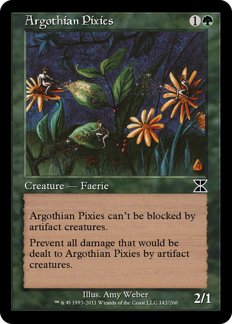 Argothian Pixies (ME4-142) [Masters Edition IV] Foil
