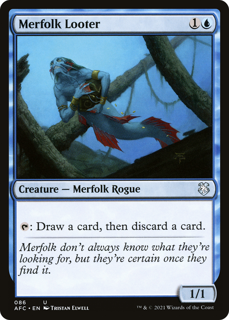 Merfolk Looter (AFC-086) [Forgotten Realms Commander]
