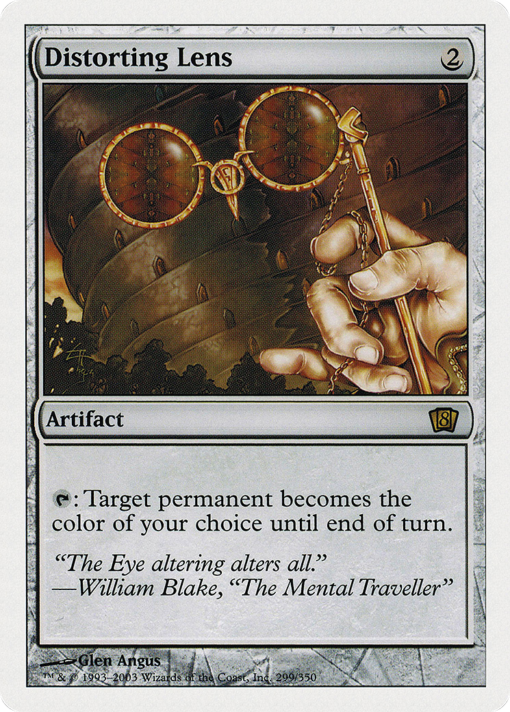 Distorting Lens (8ED-299) [8th Edition] Foil