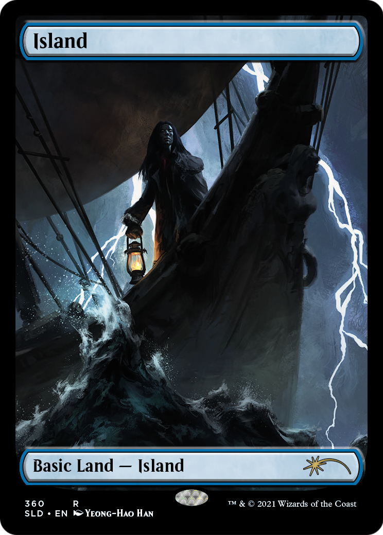 Island (The Dracula Lands) (SLD-360) [Secret Lair Drop] Foil