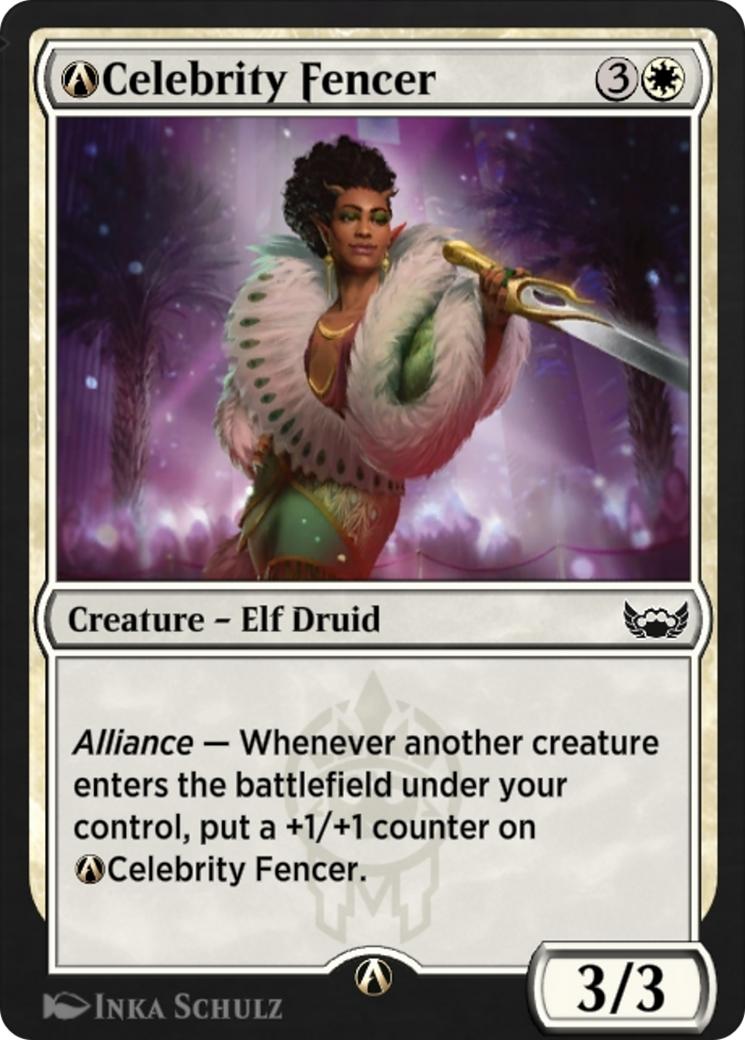 A-Celebrity Fencer (SNC-A-7) [Streets of New Capenna]