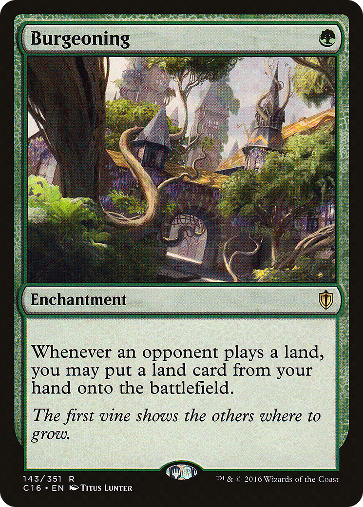 Burgeoning (C16-143) [Commander 2016]