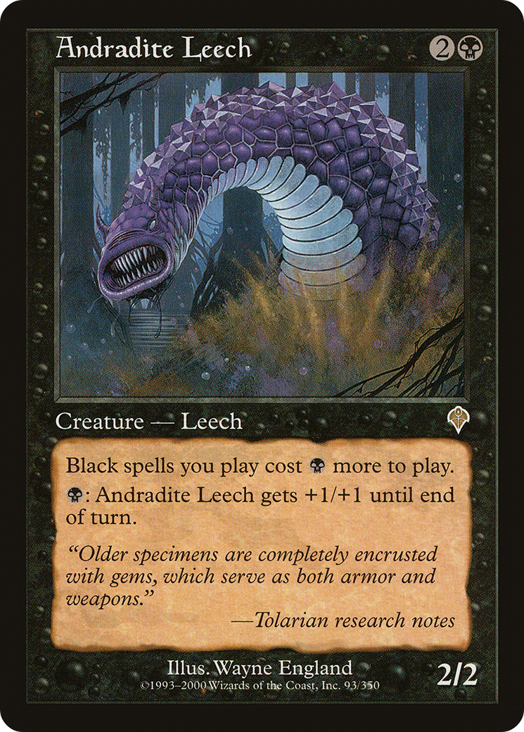Andradite Leech (INV-093) [Invasion] Foil