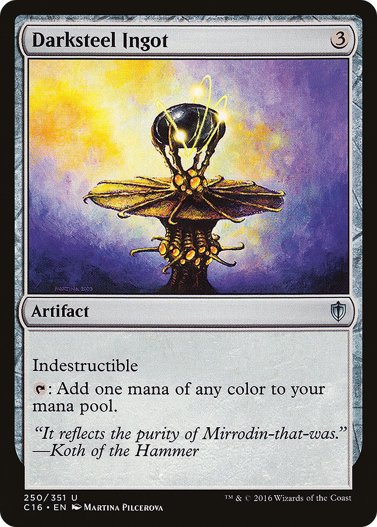 Darksteel Ingot (C16-250) [Commander 2016]