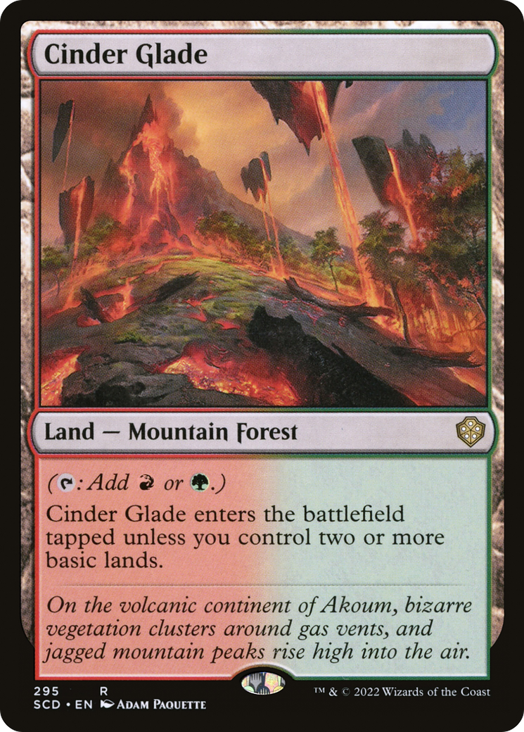 Cinder Glade (SCD-295) [Starter Commander Decks]