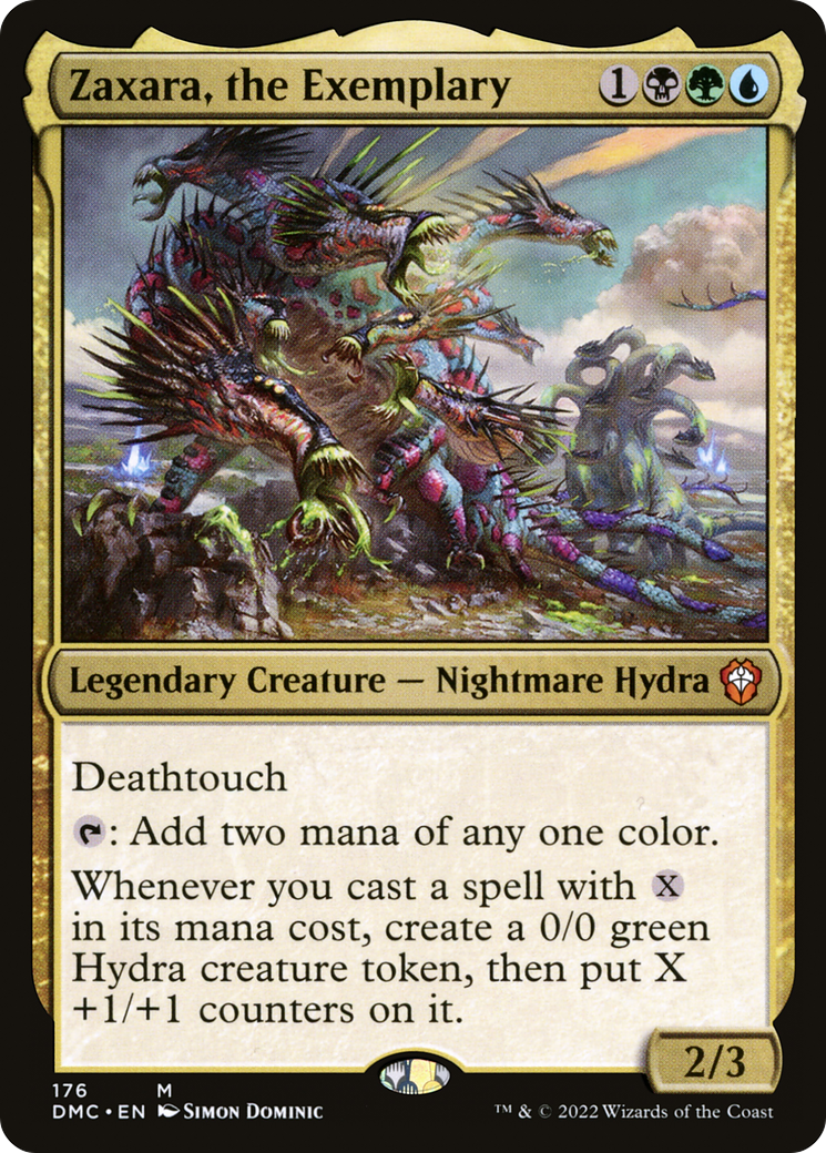 Zaxara, the Exemplary (DMC-176) [Dominaria United Commander]