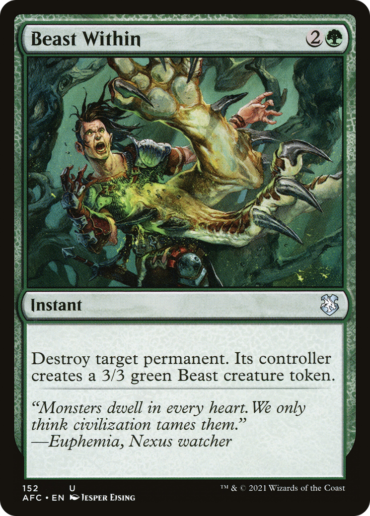 Beast Within (AFC-152) [Forgotten Realms Commander]