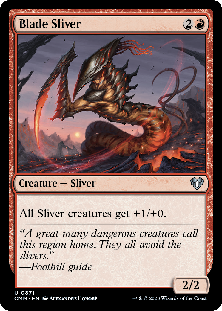 Blade Sliver (CMM-871) [Commander Masters]