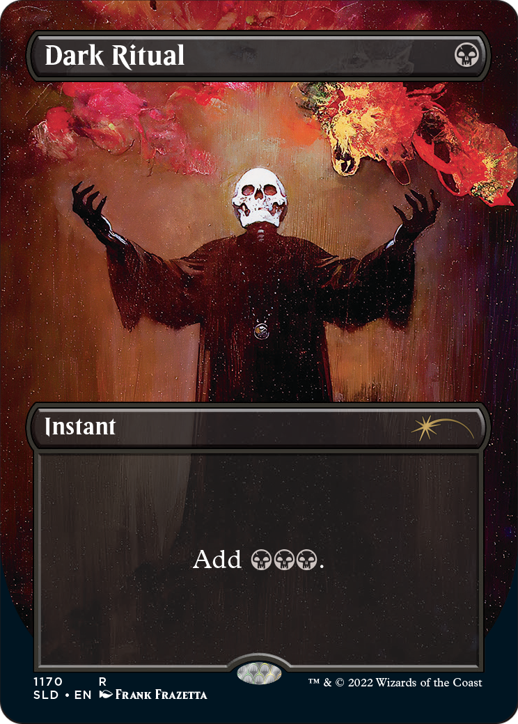 Dark Ritual (SLD-1170) (Borderless) [Secret Lair Drop] Foil