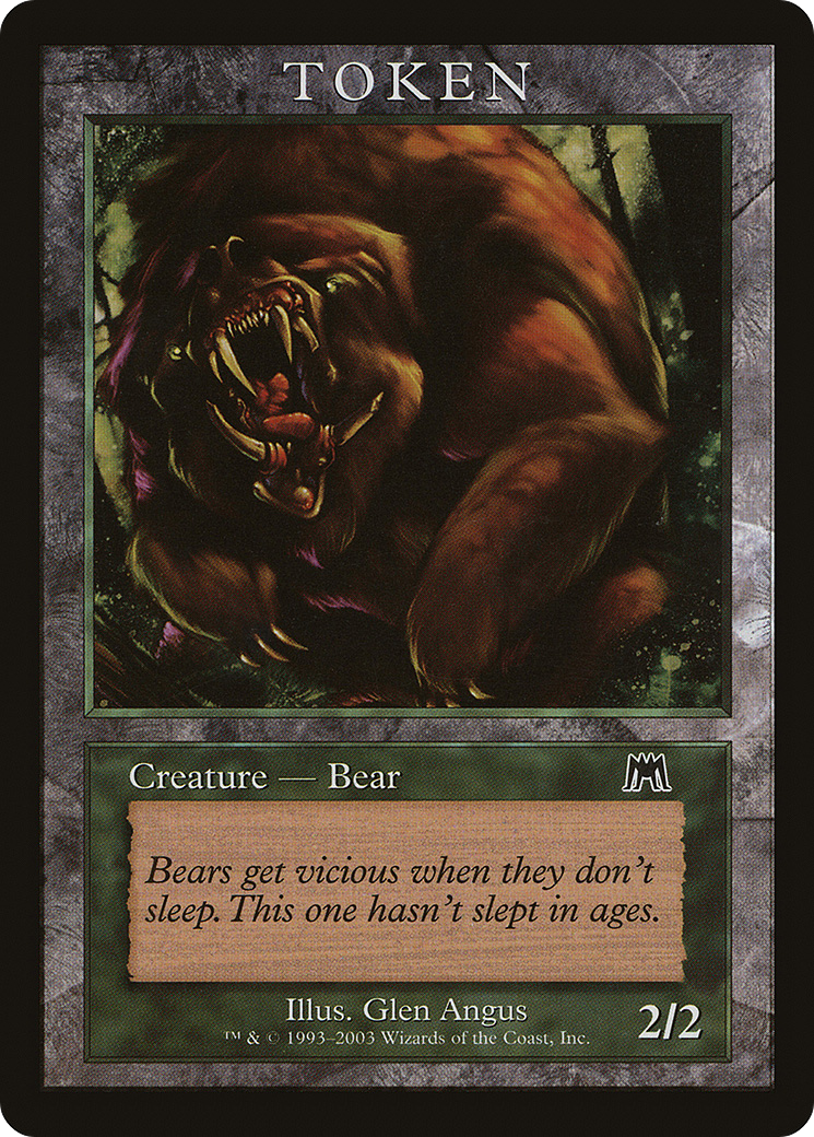 Bear Token (ONS) [Magic Player Rewards 2003]