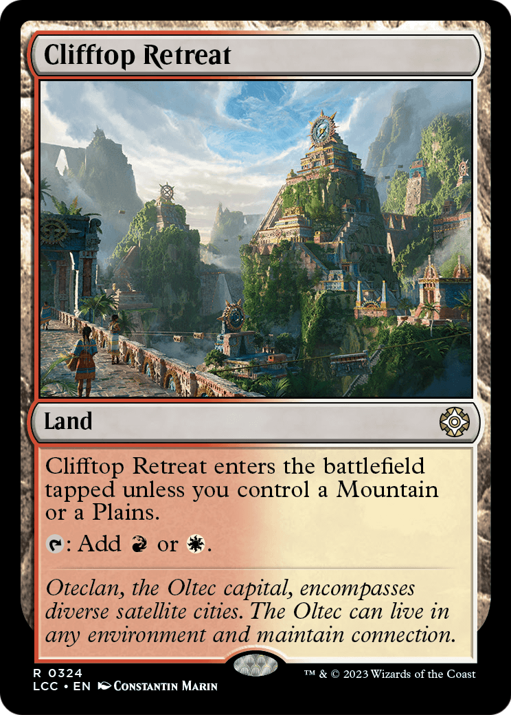 Clifftop Retreat (LCC-324) [The Lost Caverns of Ixalan Commander]