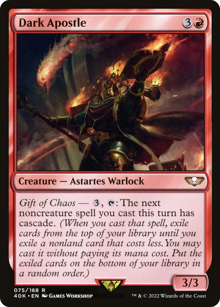 Dark Apostle (40K-075) [Warhammer 40,000 Commander]