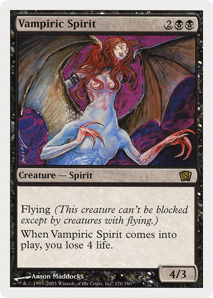Vampiric Spirit (8ED-170) [8th Edition]