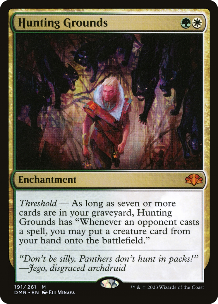 Hunting Grounds (DMR-191) [Dominaria Remastered] Foil