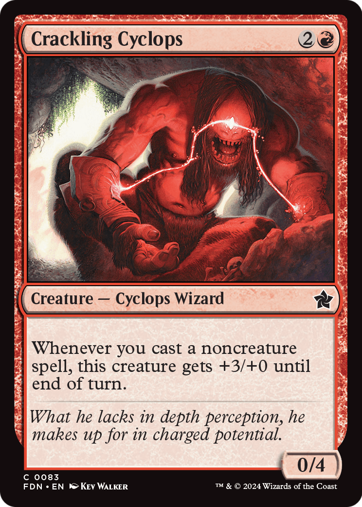Crackling Cyclops (FDN-083) [Foundations] Foil