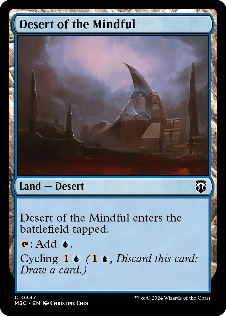 Desert of the Mindful (M3C-337) [Modern Horizons 3 Commander]