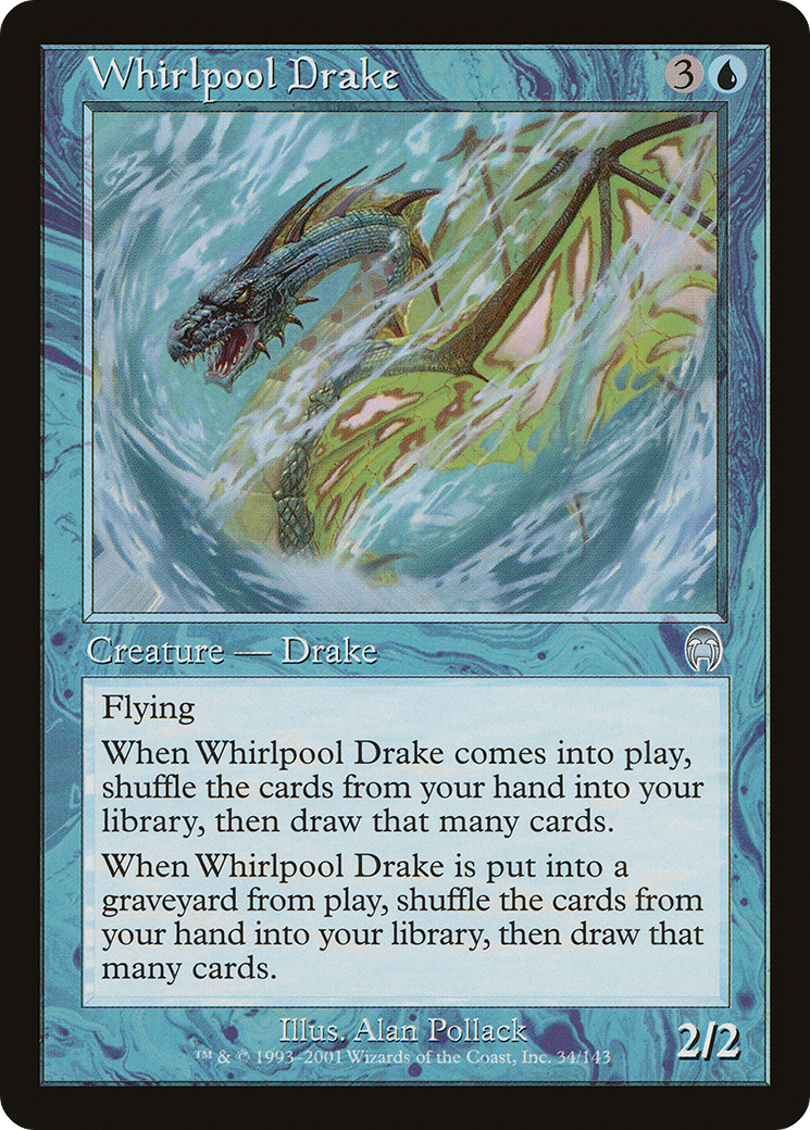 Whirlpool Drake (APC-034) [Apocalypse] Foil