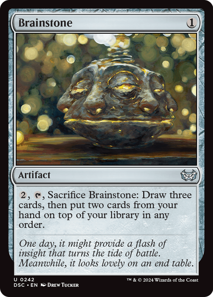Brainstone (DSC-242) [Duskmourn: House of Horror Commander]