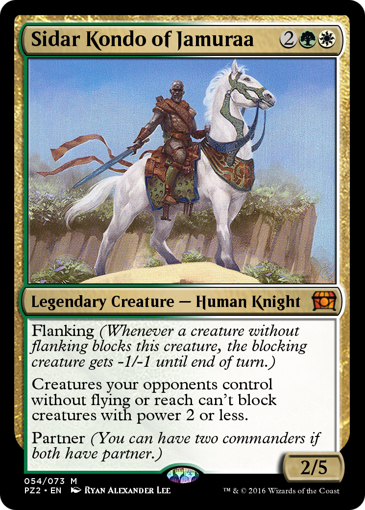 Sidar Kondo of Jamuraa (PZ2-054) [Treasure Chest] Foil