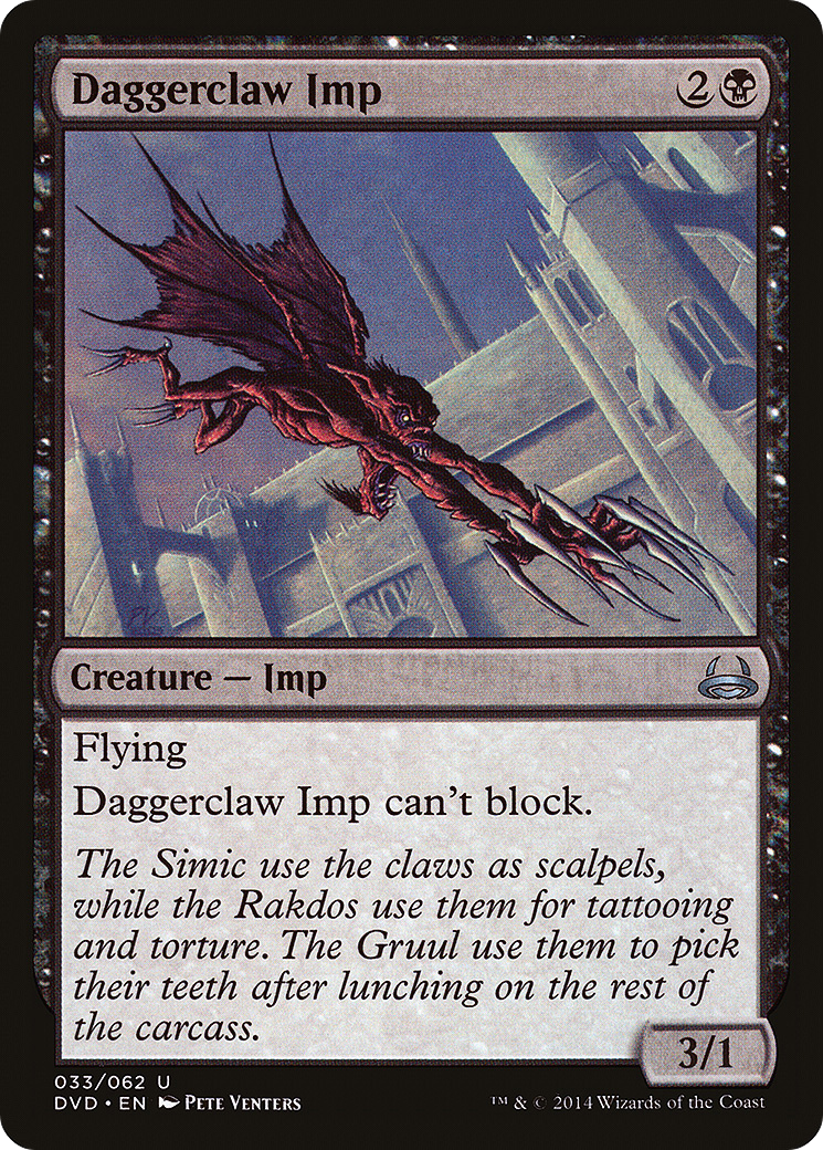 Daggerclaw Imp (DD3-033) [Duel Decks Anthology: Divine vs. Demonic]