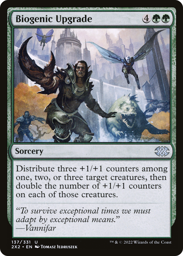Biogenic Upgrade (2X2-137) [Double Masters 2022] Foil