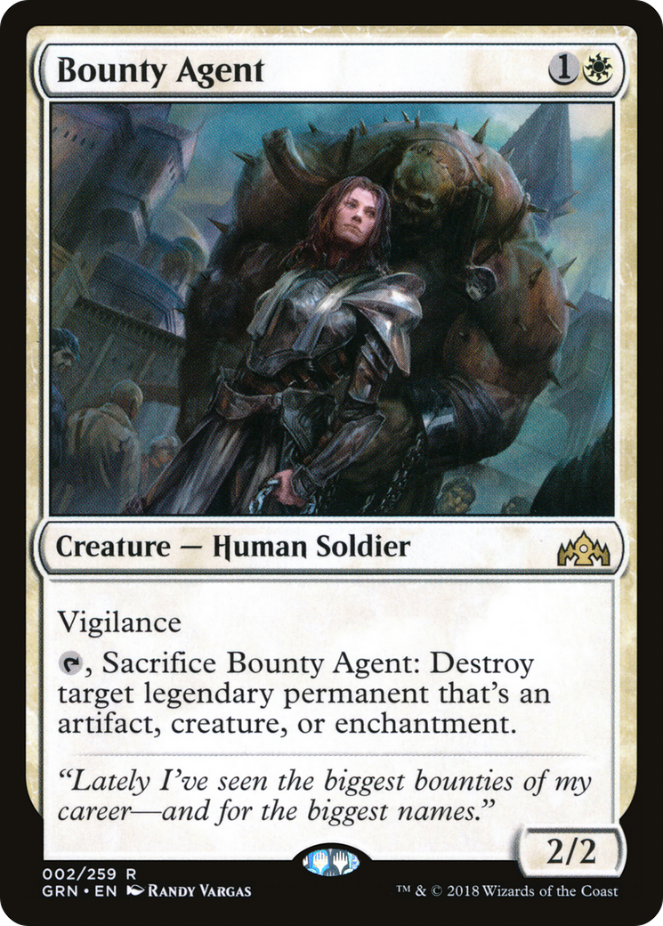 Bounty Agent (GRN-002) [Guilds of Ravnica]