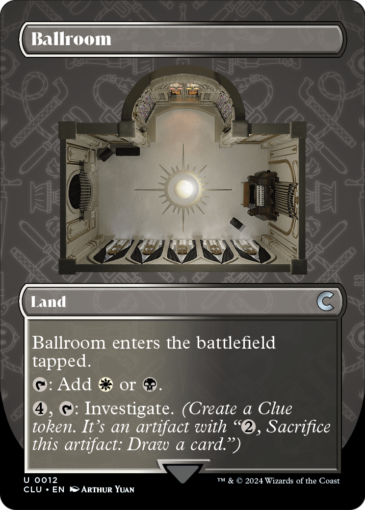 Ballroom (Borderless) (CLU-012) [Ravnica: Clue Edition]