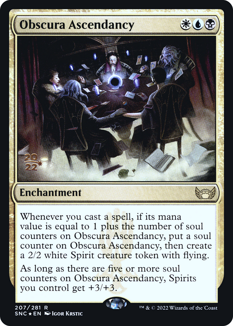 Obscura Ascendancy (PRE-207) [Streets of New Capenna Promos] Foil