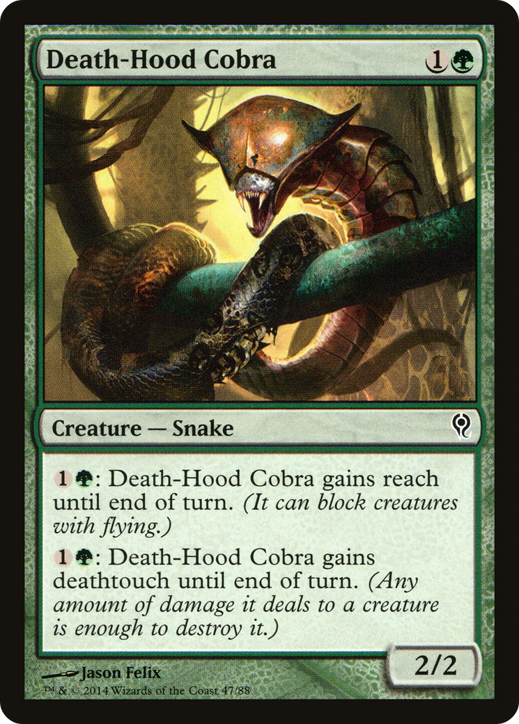 Death-Hood Cobra (DDM-047) [Duel Decks: Jace vs. Vraska]