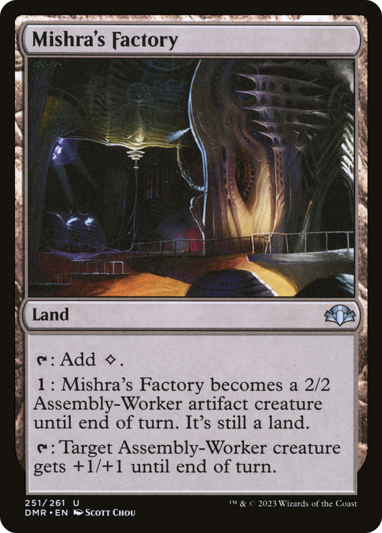Mishra's Factory (DMR-251) [Dominaria Remastered] Foil