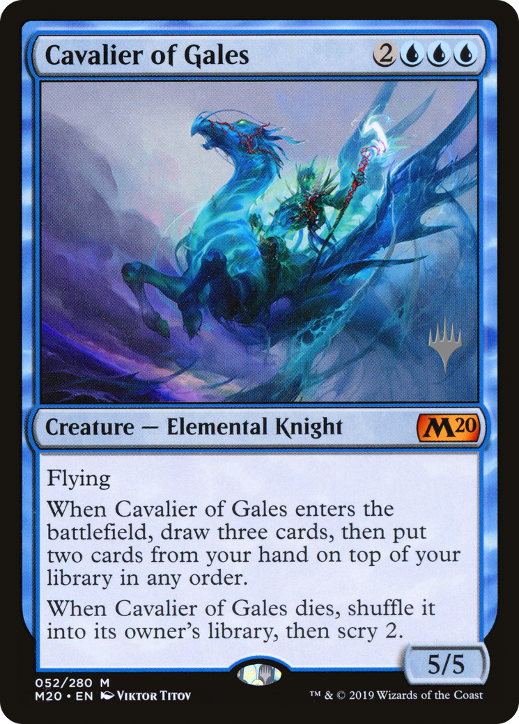 Cavalier of Gales (PPM20-052) [Promo Pack: Core Set 2020 Promos]
