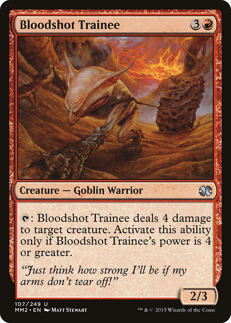 Bloodshot Trainee (MM2-107) [Modern Masters 2015] Foil