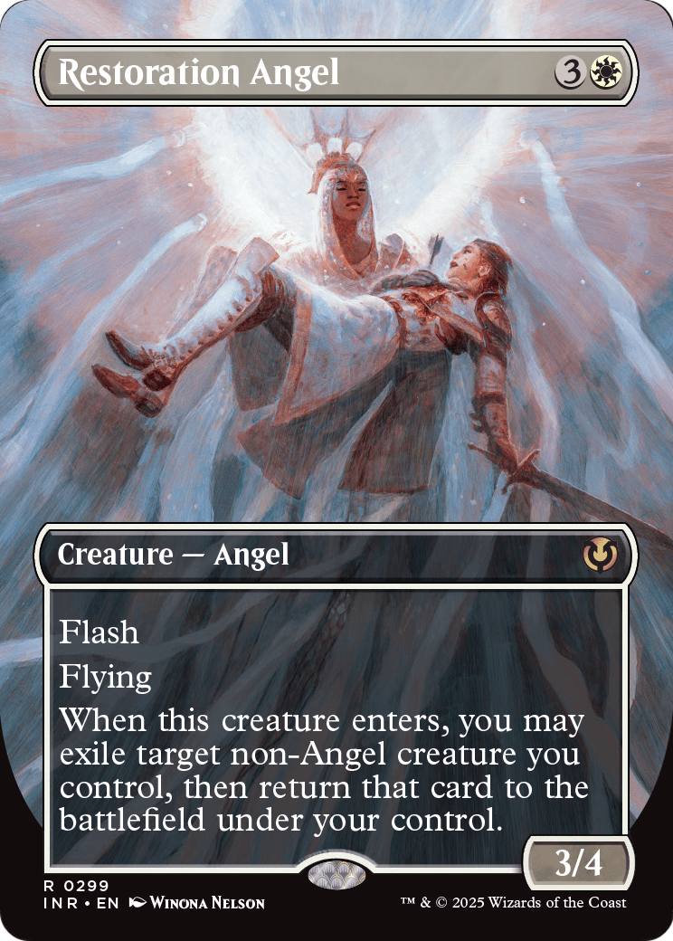 Restoration Angel (Borderless) (INR-299) [Innistrad Remastered]