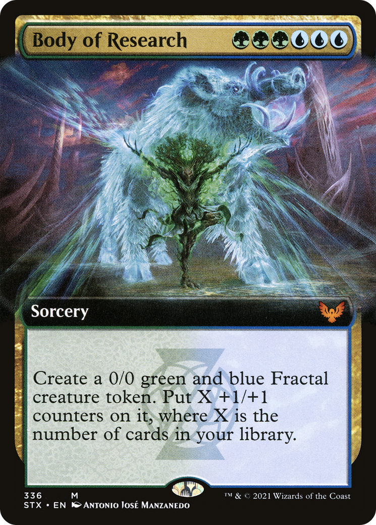Body of Research (Extended Art) (STX-336) [Strixhaven: School of Mages]