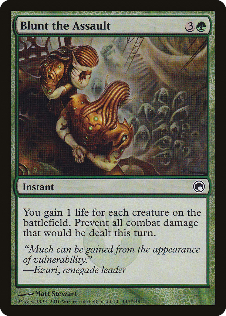 Blunt the Assault (SOM-113) [Scars of Mirrodin] Foil