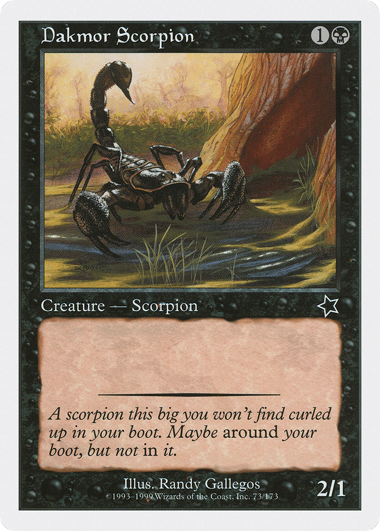 Dakmor Scorpion (S99-073) [Starter 1999]
