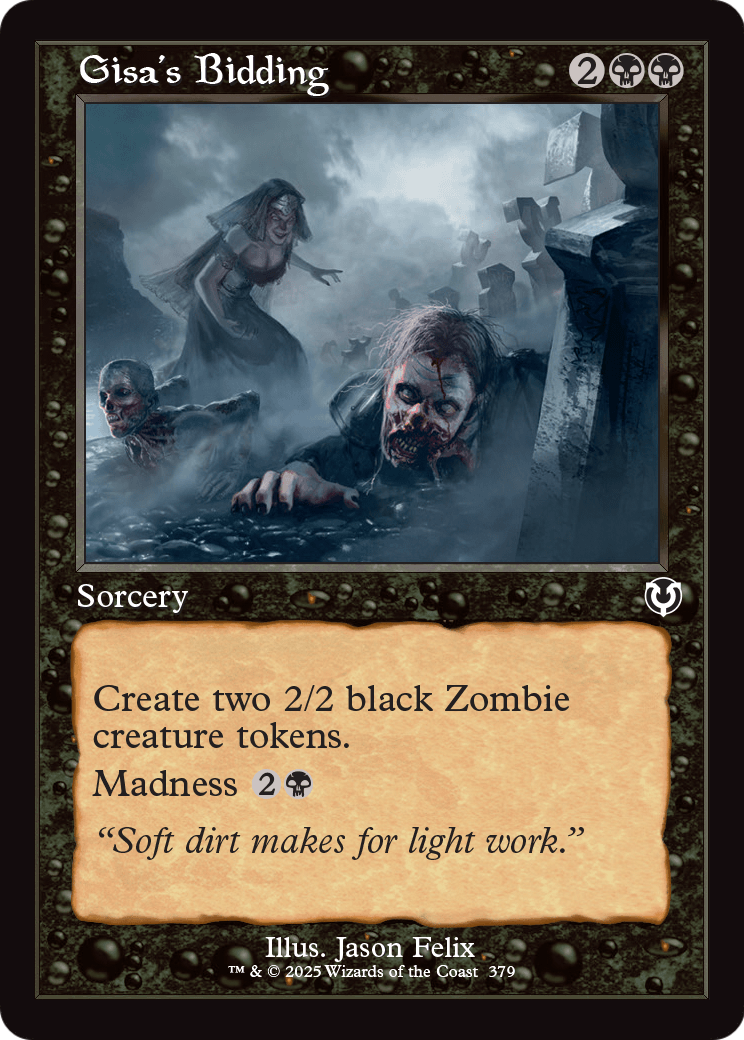 Gisa's Bidding (Retro Frame) (INR-379) [Innistrad Remastered] Foil