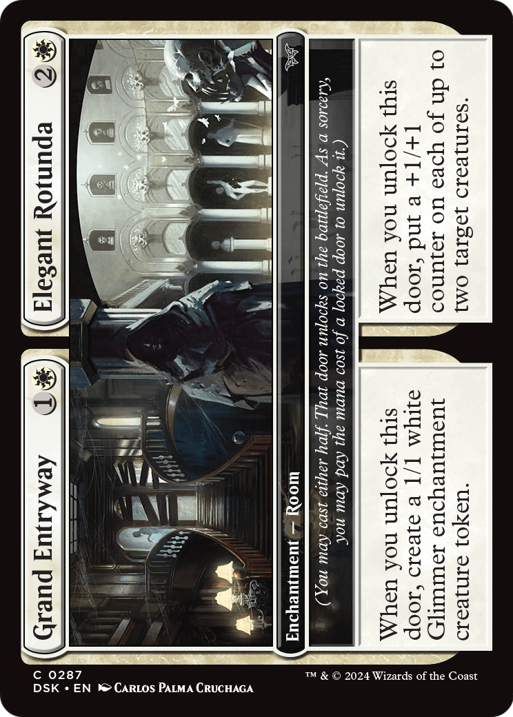 Grand Entryway // Elegant Rotunda (DSK-287) [Duskmourn: House of Horror] Foil