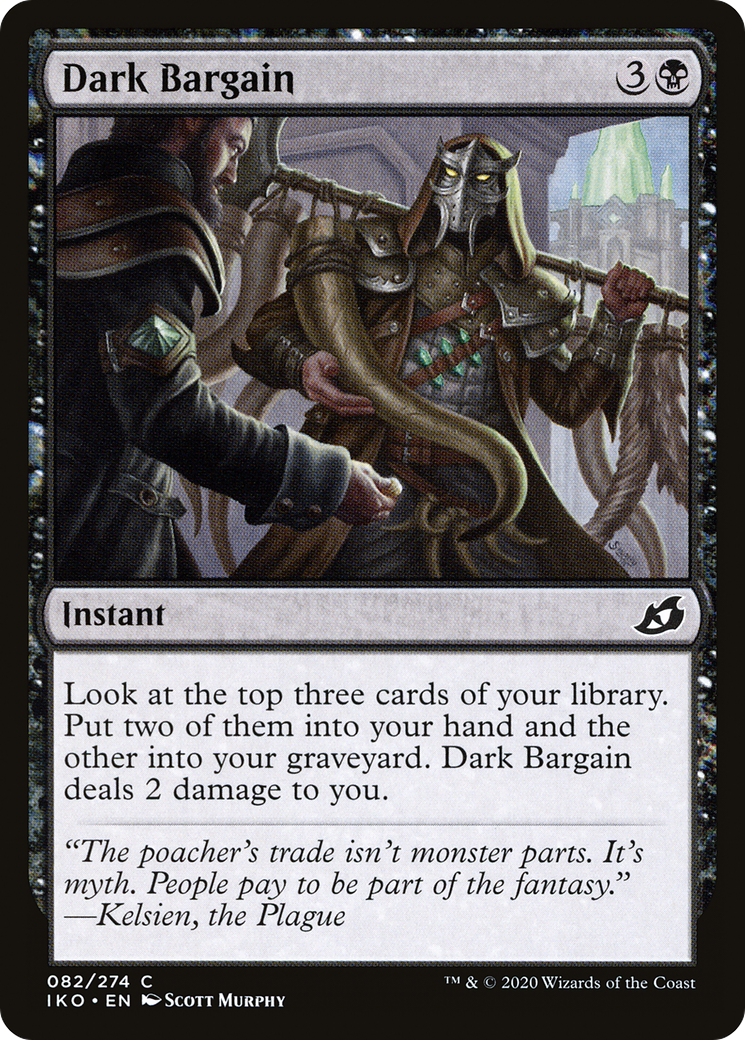 Dark Bargain (IKO-082) [Ikoria: Lair of Behemoths]