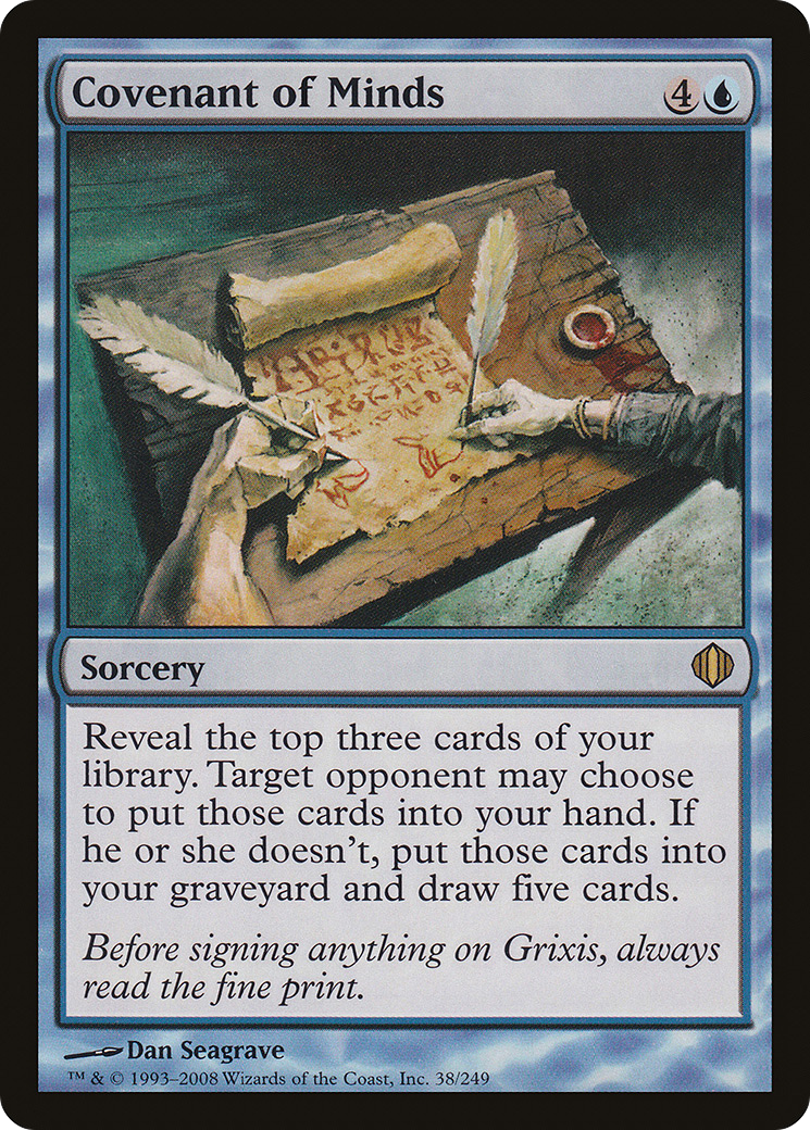 Covenant of Minds (ALA-038) [Shards of Alara] Foil
