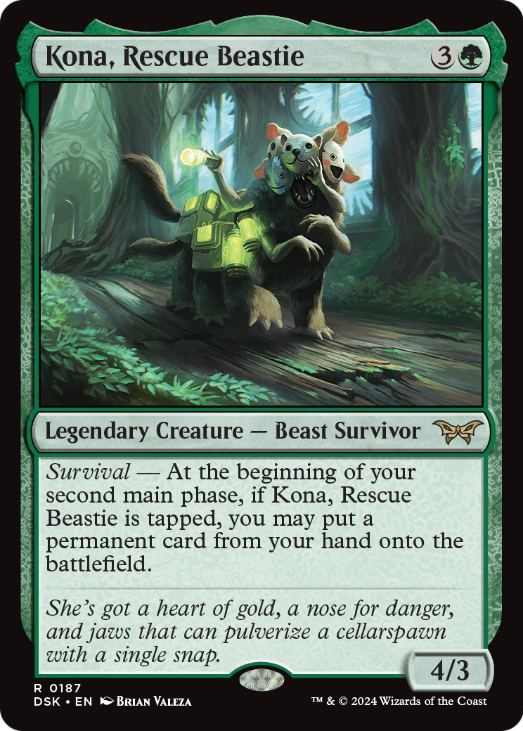 Kona, Rescue Beastie (DSK-187) [Duskmourn: House of Horror]