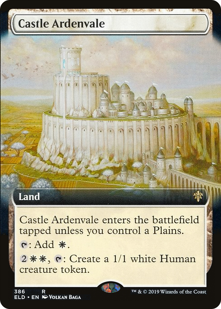Castle Ardenvale (Extended Art) (ELD-386) [Throne of Eldraine]