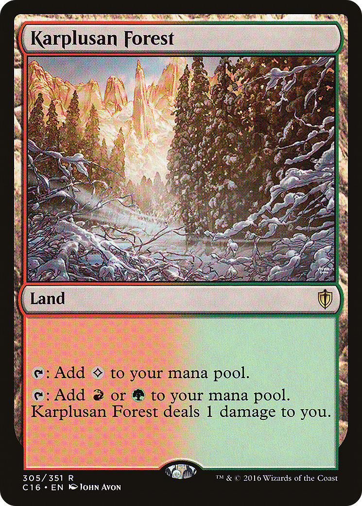 Karplusan Forest (C16-305) [Commander 2016]