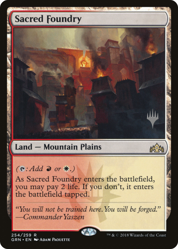 Sacred Foundry (PPELD-254) [Promo Pack: Guilds of Ravnica Promos]