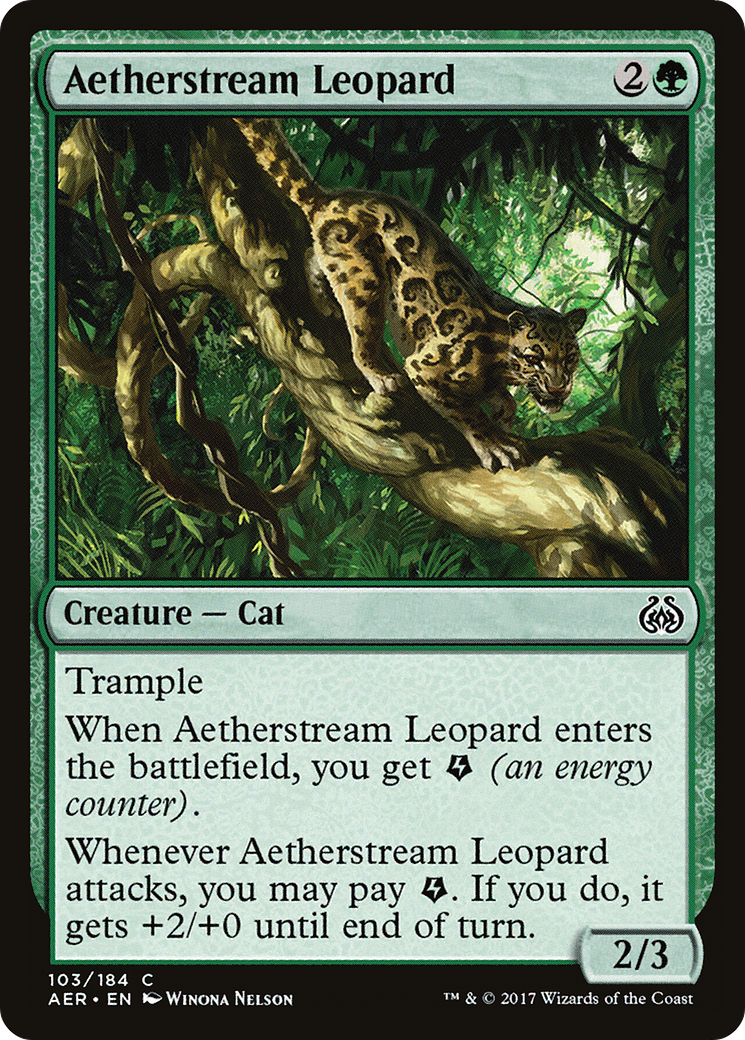 Aetherstream Leopard (AER-103) [Aether Revolt] Foil