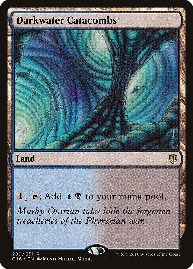 Darkwater Catacombs (C16-289) [Commander 2016]