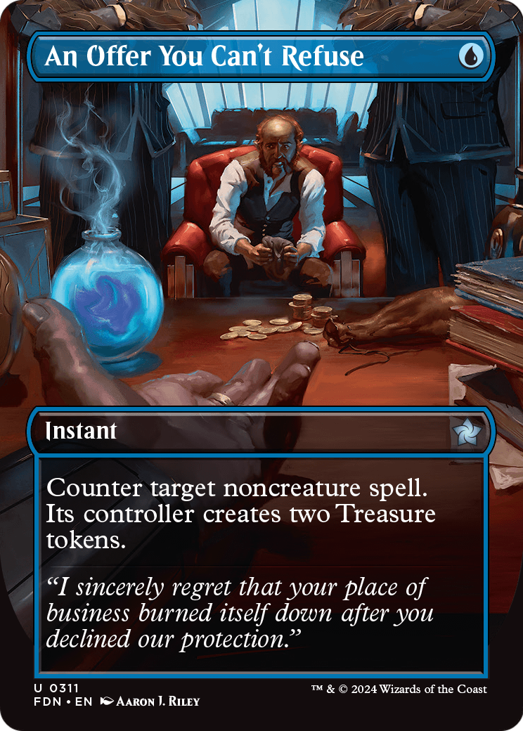 An Offer You Can't Refuse (Borderless) (FDN-311) [Foundations] Foil