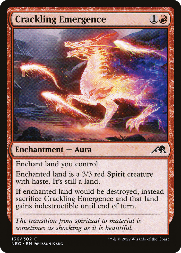 Crackling Emergence (NEO-136) [Kamigawa: Neon Dynasty]