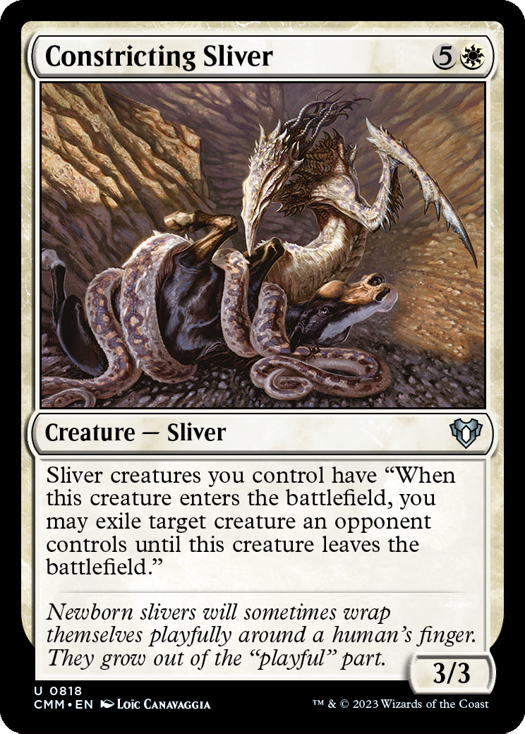 Constricting Sliver (CMM-818) [Commander Masters]