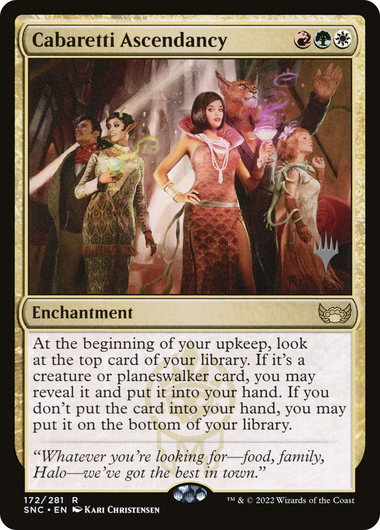 Cabaretti Ascendancy (PPSNC-172) [Promo Pack: Streets of New Capenna Promos] Foil